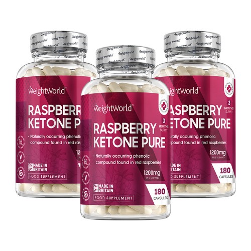 HindbÃ¦r Ketone Pure - 90 kapsler vegansk superfood kosttilskud - KÃ¸b 3 og