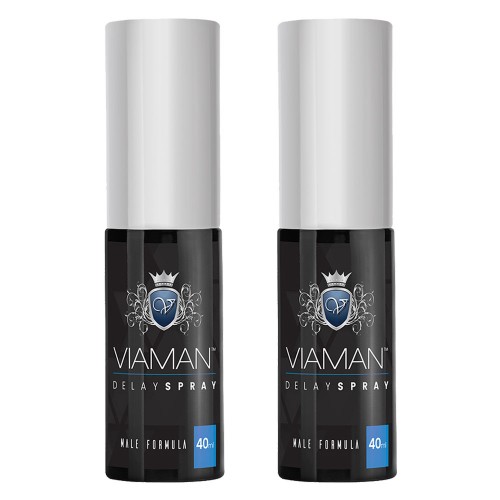 Delay Spray - Hold LÃ¦ngere I Sengen - Ved Bekymringer Om For Tidlig SÃ¦dafgang - 2x40ml - Indeholder Naturlige Ingredienser - For MÃ¦nd